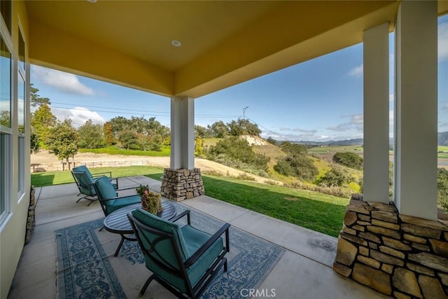 162 Valley View Pl, Arroyo Grande, CA 93420 - covered porch with a lawn