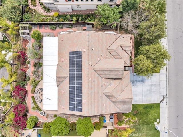 drone / aerial view