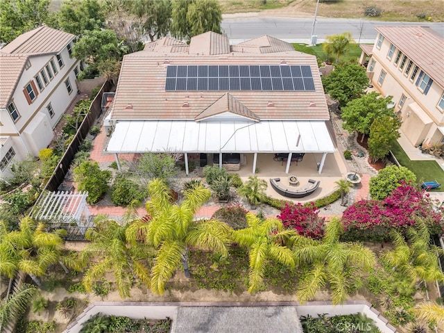 drone / aerial view