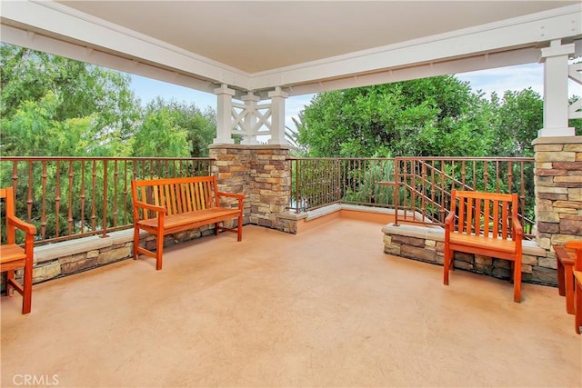 view of patio