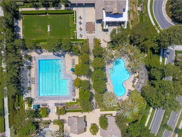 drone / aerial view