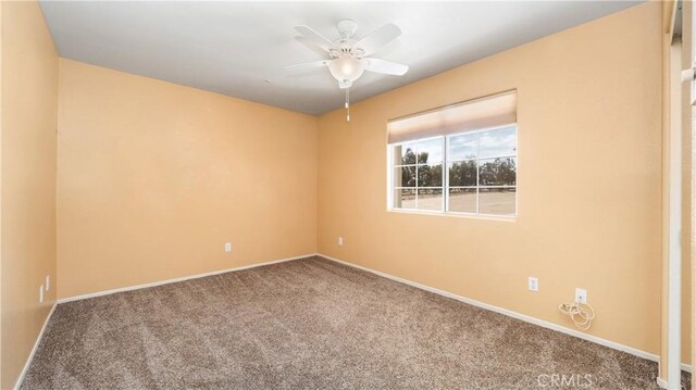4176 Goss Rd, Phelan, CA 92371 - unfurnished room with carpet floors and a ceiling fan