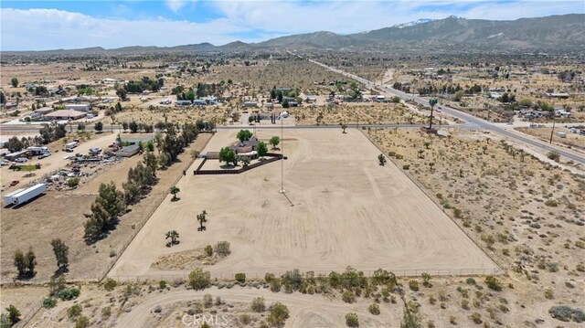 4176 Goss Rd, Phelan, CA 92371 - overview of rural landscape featuring a mountain backdrop and a desert landscape