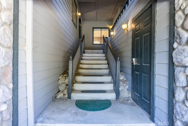 view of stairs