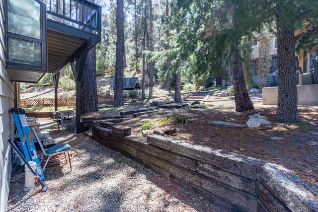 2405 Cedarwood Dr, Pine Mountain Club, CA 93222 - view of yard featuring a balcony