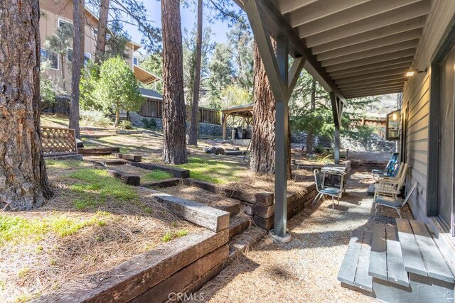 2405 Cedarwood Dr, Pine Mountain Club, CA 93222 - view of yard featuring fence