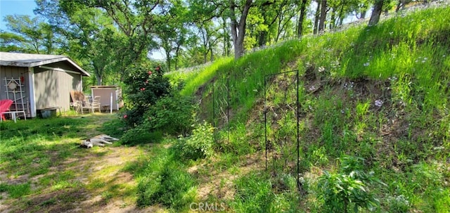16937 Stagecoach Rd, Corning, CA 96021 - view of yard featuring an outdoor structure