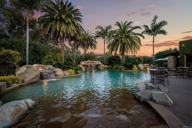 6314 El Apajo, Rancho Santa Fe, CA 92067 - swimming pool featuring a patio
