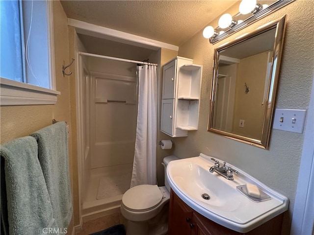 39500 Canyon Dr, Forest Falls, CA 92339 - full bathroom featuring a textured ceiling and a textured wall