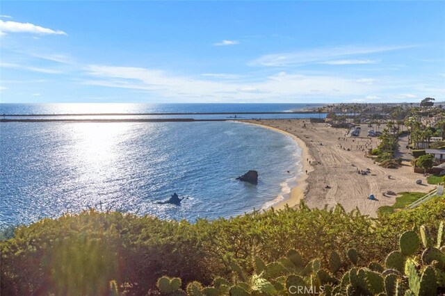 2516 Bayside Dr, Corona Del Mar, CA 92625 - water view with a view of the beach