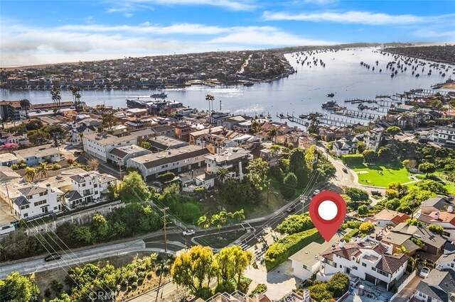 2516 Bayside Dr, Corona Del Mar, CA 92625 - bird's eye view with a water view