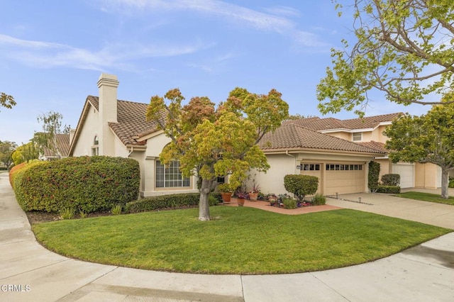 2101 Fox Den Ct, Oxnard, CA 93036 - view of front of home with a garage, stucco siding, and a tile roof