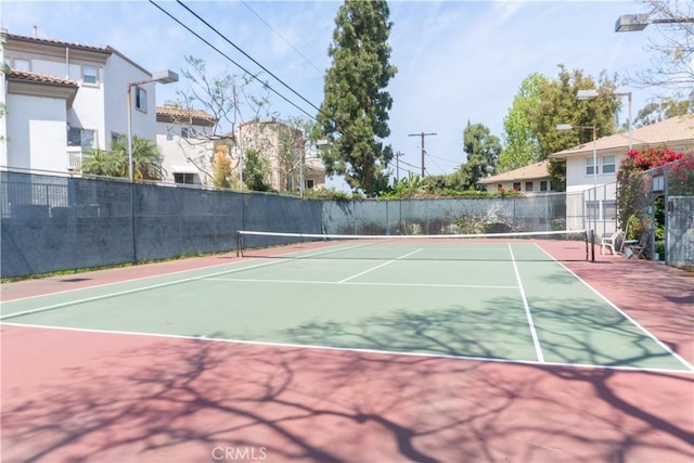 3610 Kalsman Dr Unit 2, Los Angeles, CA 90016 - view of tennis court featuring community basketball court and fence