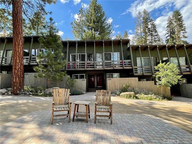 24 Tyrol Ln Unit 103, Mammoth Lakes, CA 95346 - view of front of property featuring a patio area