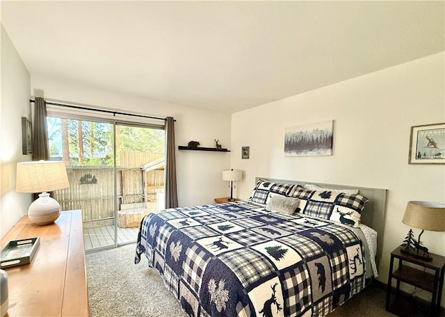 24 Tyrol Ln Unit 103, Mammoth Lakes, CA 95346 - carpeted bedroom with access to outside