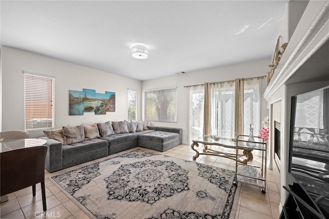 8481 Attica Dr, Riverside, CA 92508 - living area featuring visible vents and light tile patterned floors