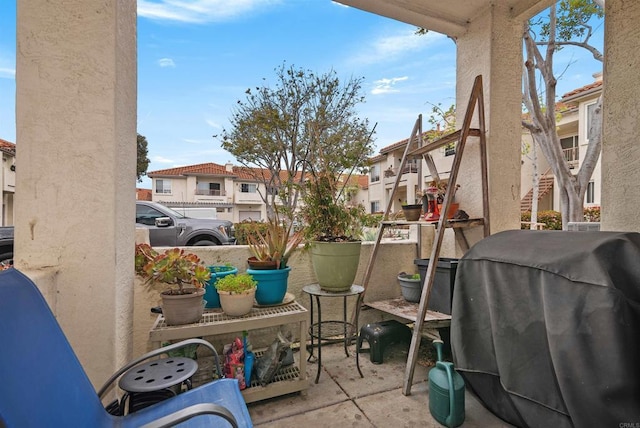 585 Lands End Way Unit 234, Oceanside, CA 92058 - view of patio / terrace featuring a grill and a residential view