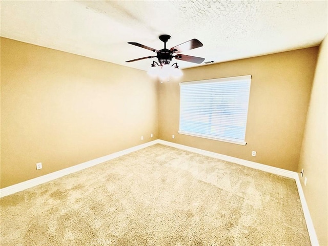19640 Yanan Rd, Apple Valley, CA 92307 - empty room featuring visible vents, ceiling fan, and carpet