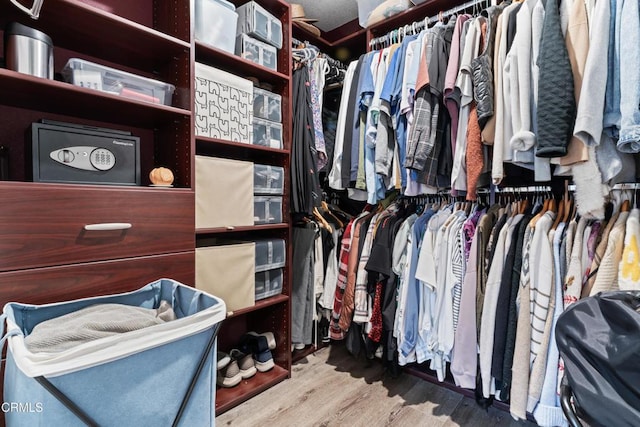 19459 Lull St, Reseda, CA 91335 - spacious closet featuring wood finished floors
