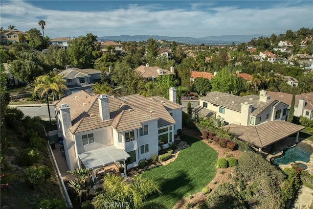 24932 Normans Way, Calabasas, CA 91302 - aerial view of property and surrounding area featuring nearby suburban area