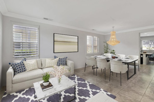 1685 Brezar St, Chula Vista, CA 91913 - living room featuring crown molding