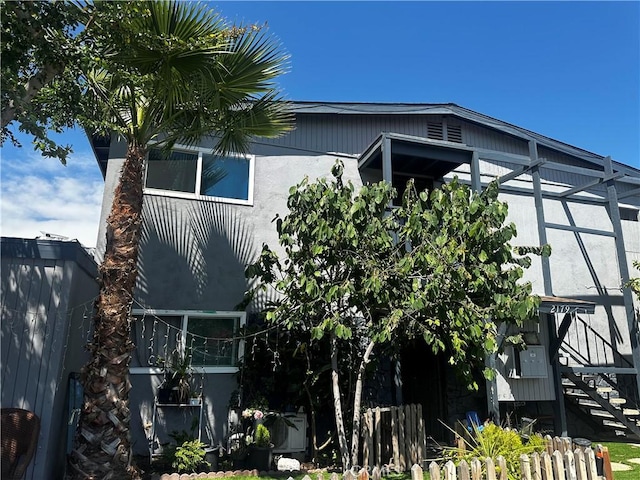 view of property exterior featuring stucco siding