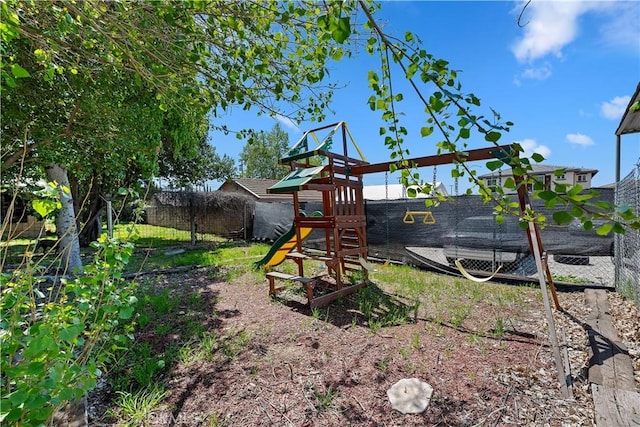 22432 Van Buren St, Grand Terrace, CA 92313 - view of jungle gym featuring fence