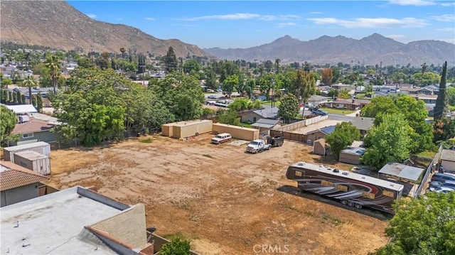 22432 Van Buren St, Grand Terrace, CA 92313 - aerial view featuring a mountain view and a residential view