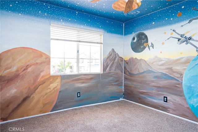 unfurnished bedroom featuring carpet floors