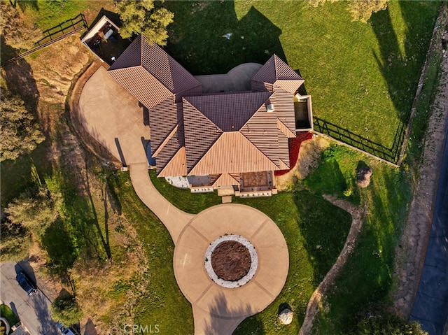 drone / aerial view