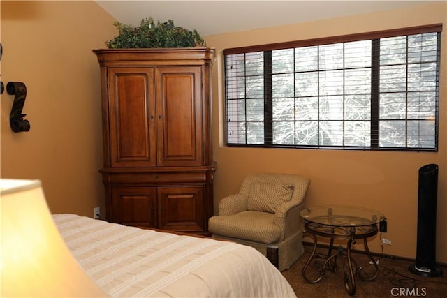 755 Cienega Rd Unit B, Big Bear Lake, CA 92315 - bedroom with lofted ceiling