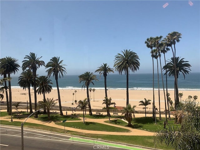 water view with a beach view