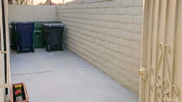 exterior details featuring fence