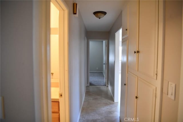 hall with baseboards