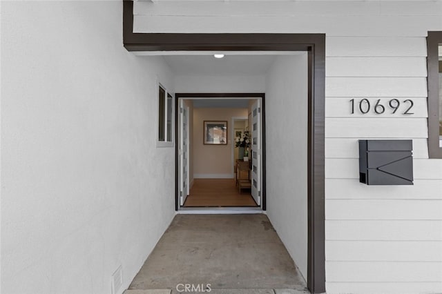 view of hallway
