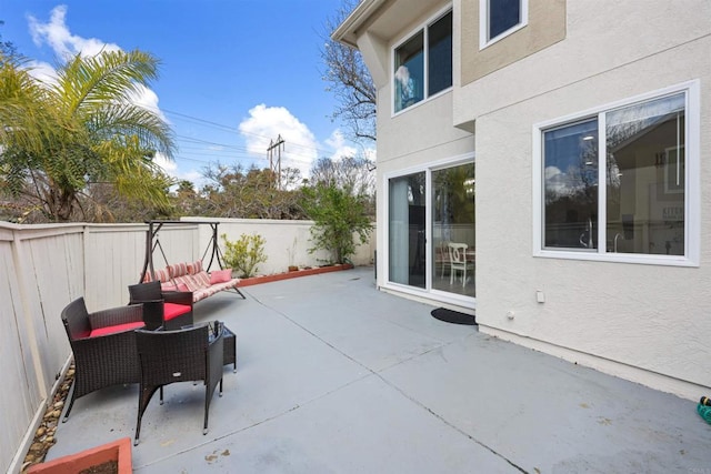 11869 Spruce Run Dr Unit B, San Diego, CA 92131 - fenced backyard featuring a patio
