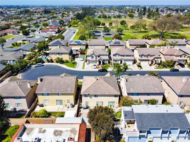 birds eye view of property featuring a residential view