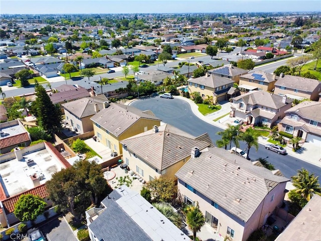 drone / aerial view featuring a residential view