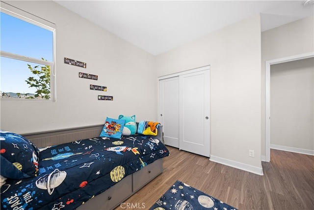 248 Keeper, Irvine, CA 92618 - bedroom with a closet, baseboards, and wood finished floors