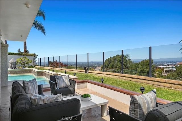 66 Drakes Bay Dr, Corona Del Mar, CA 92625 - fenced backyard with an outdoor living space