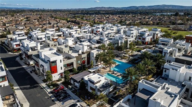 430 Transport, Tustin, CA 92782 - aerial view of residential area with a mountain backdrop