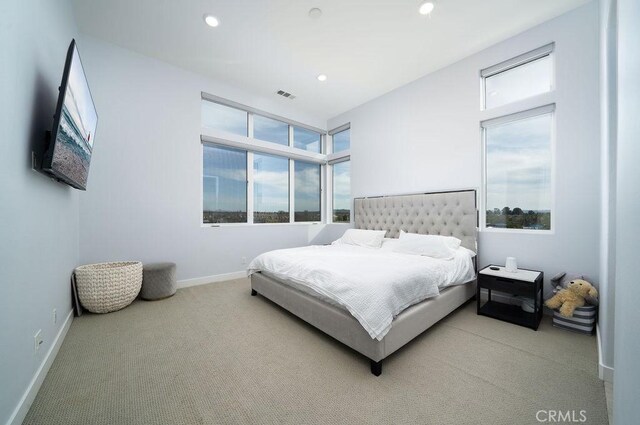 430 Transport, Tustin, CA 92782 - bedroom featuring carpet floors, multiple windows, baseboards, and recessed lighting