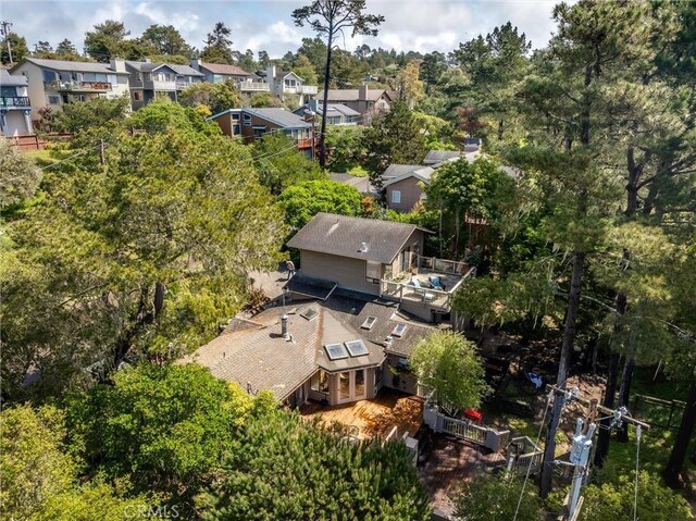 birds eye view of property featuring a residential view