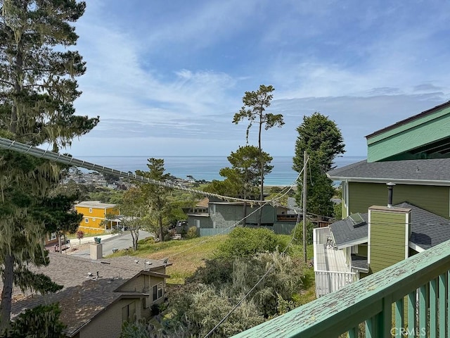 property view of water