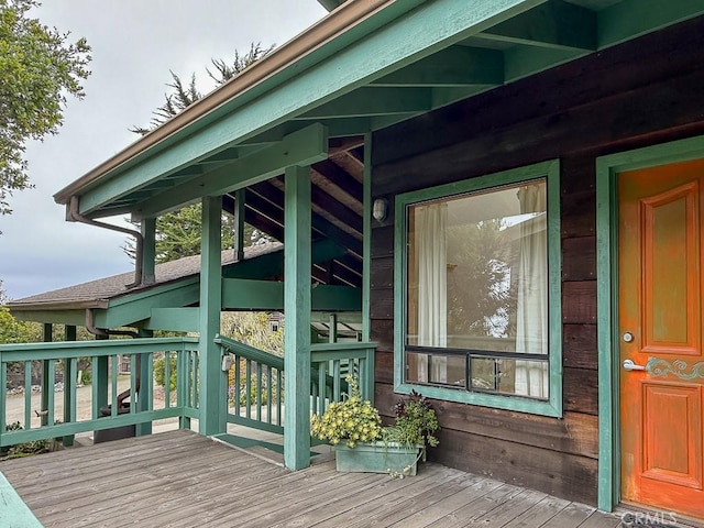 view of deck
