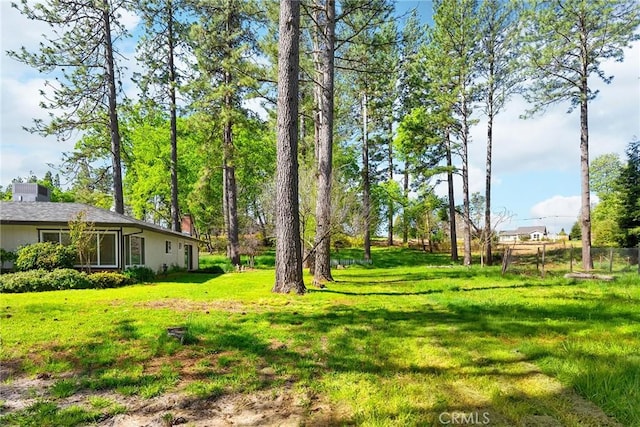view of yard