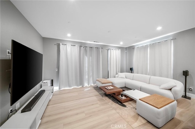 5313 Mariner Ln, Chino, CA 91710 - living area featuring recessed lighting and light wood-style flooring