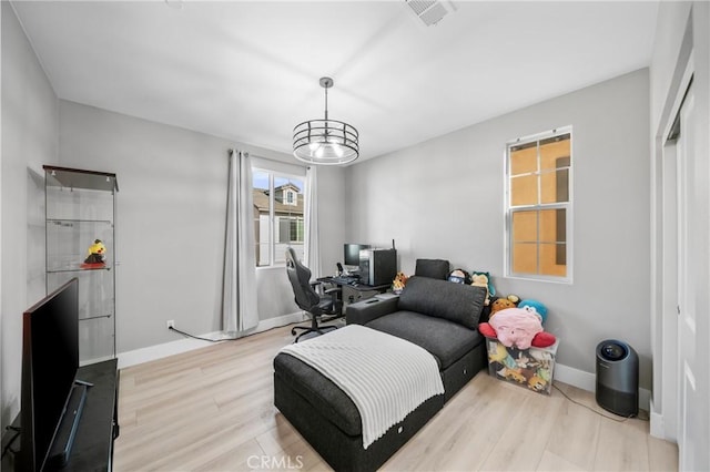 5313 Mariner Ln, Chino, CA 91710 - bedroom featuring wood finished floors, baseboards, and visible vents