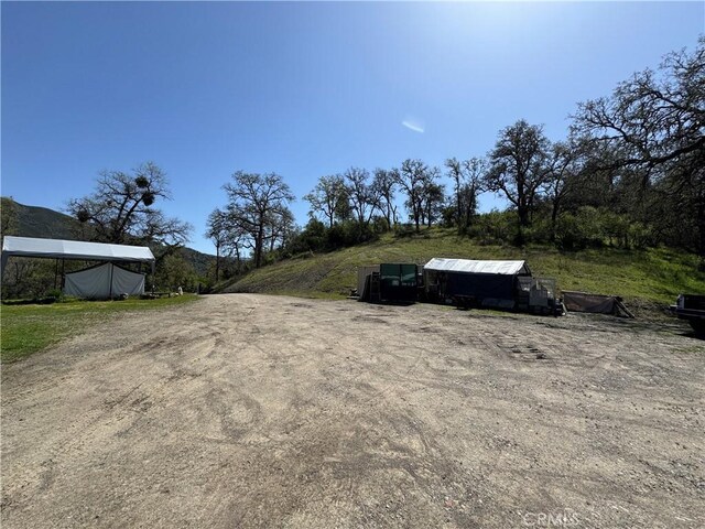 view of road