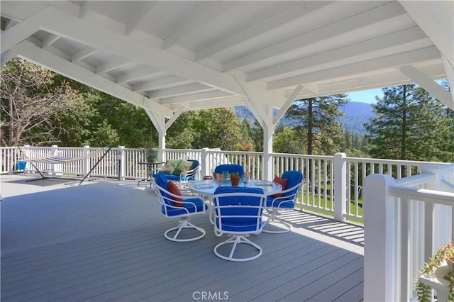 view of deck